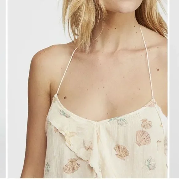 NWT Free People Sunlit Printed Mini Dress - Picture 7 of 7